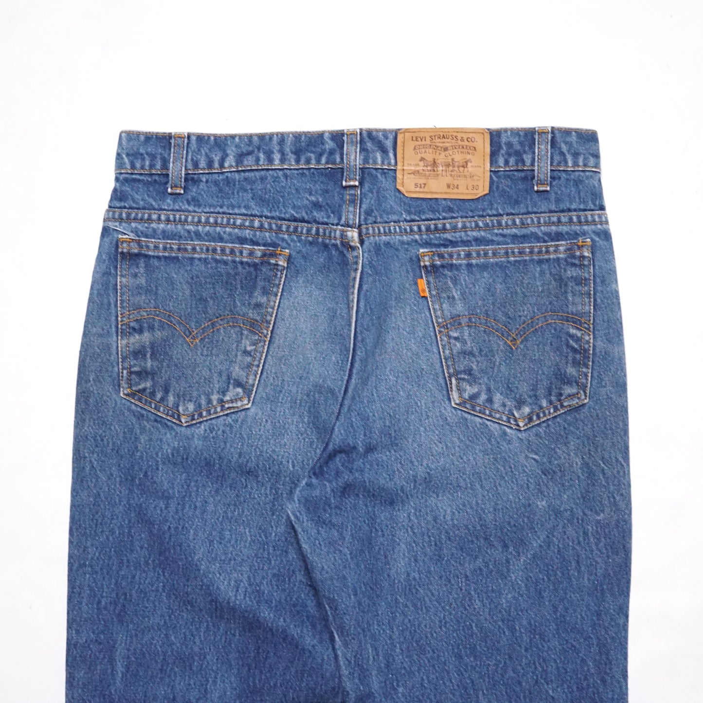 1990s Levi 517 Orange Tab "Stone" Size: 33W/31L