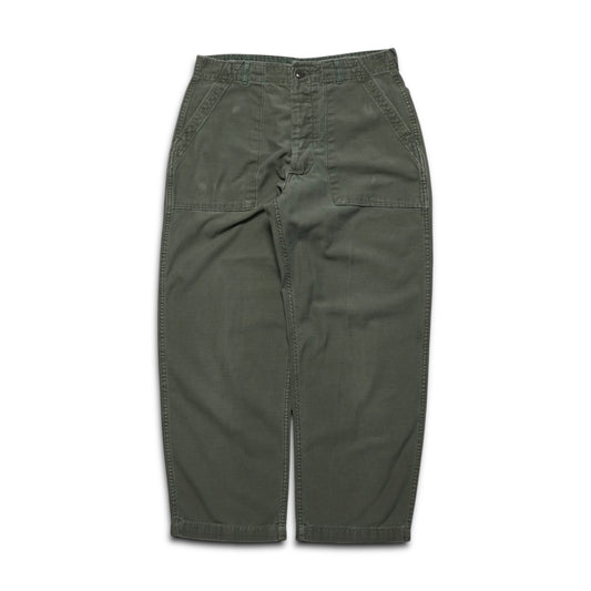 1970s Military OG-107 Fatigue Pant Size: 30W/27L