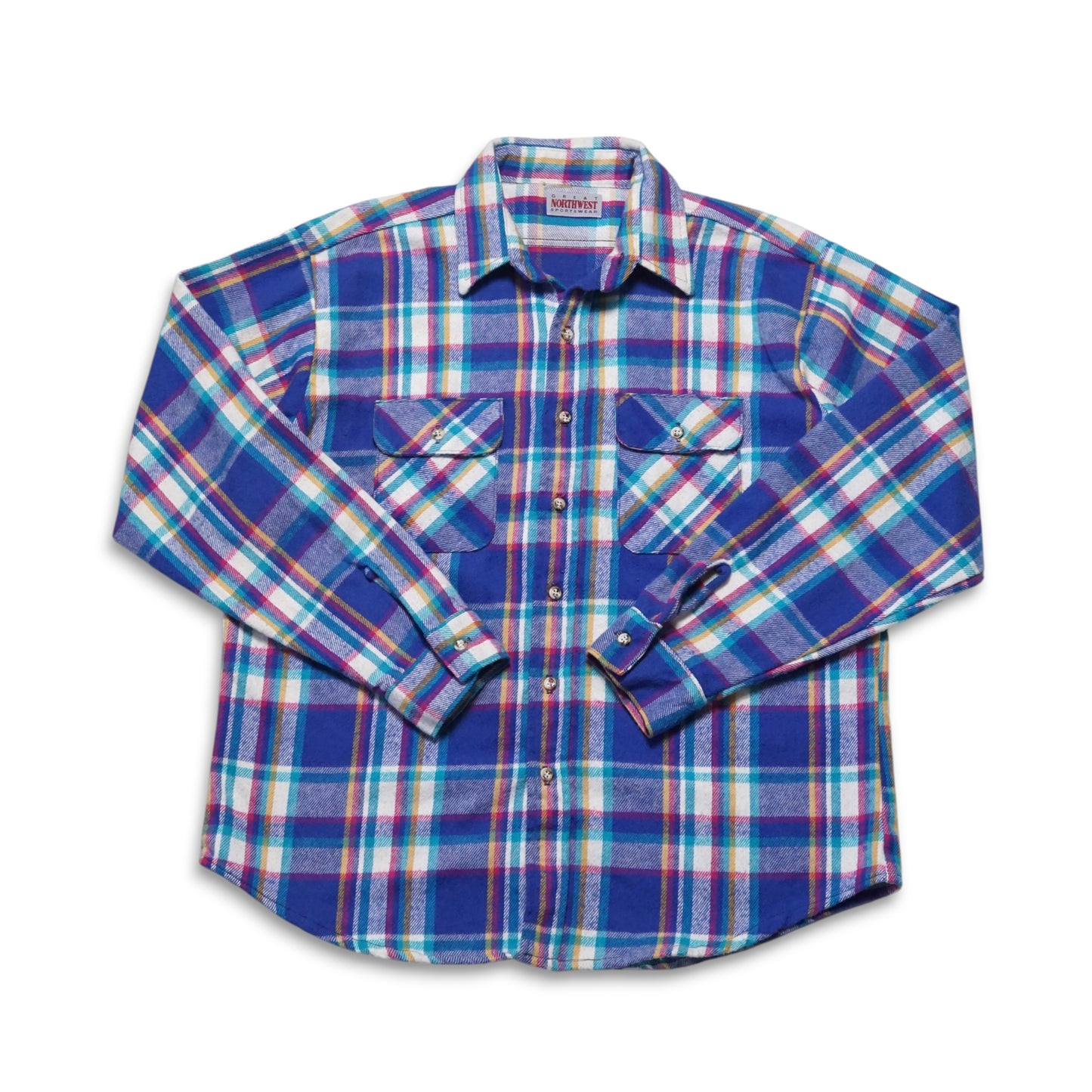 1980s Cotton Flannel Size: XL