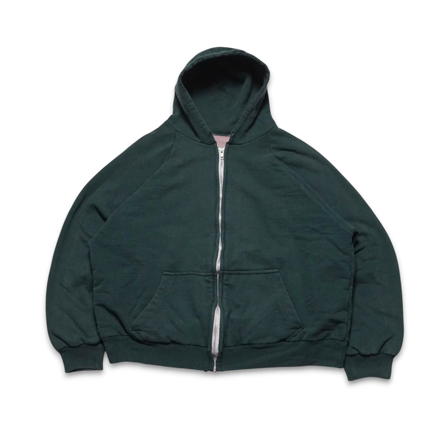 1990s Thermal Lined Zip Up "Green" Size: L/XL