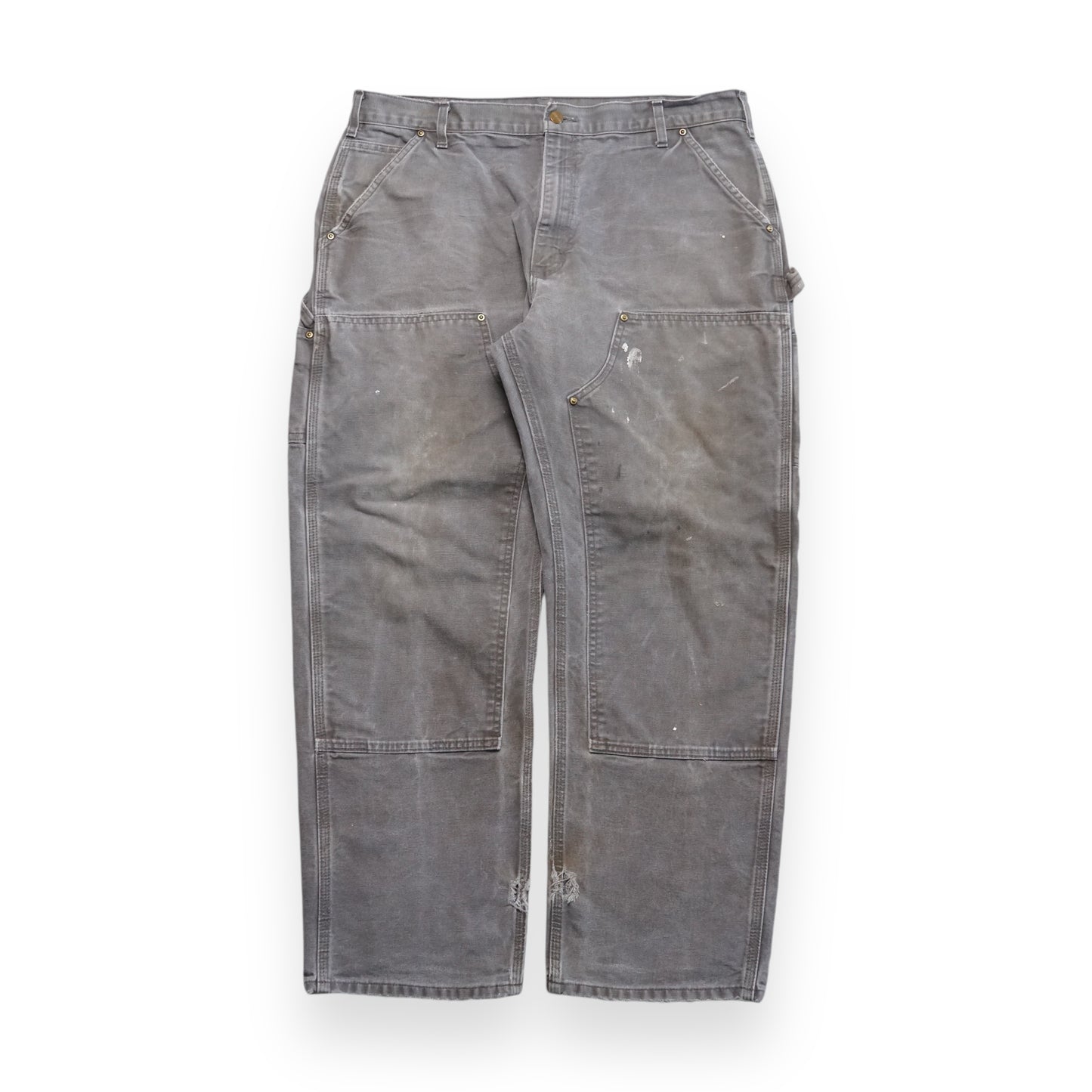 1990s Carhartt Double Knee "Grey" Size: 38W/30L
