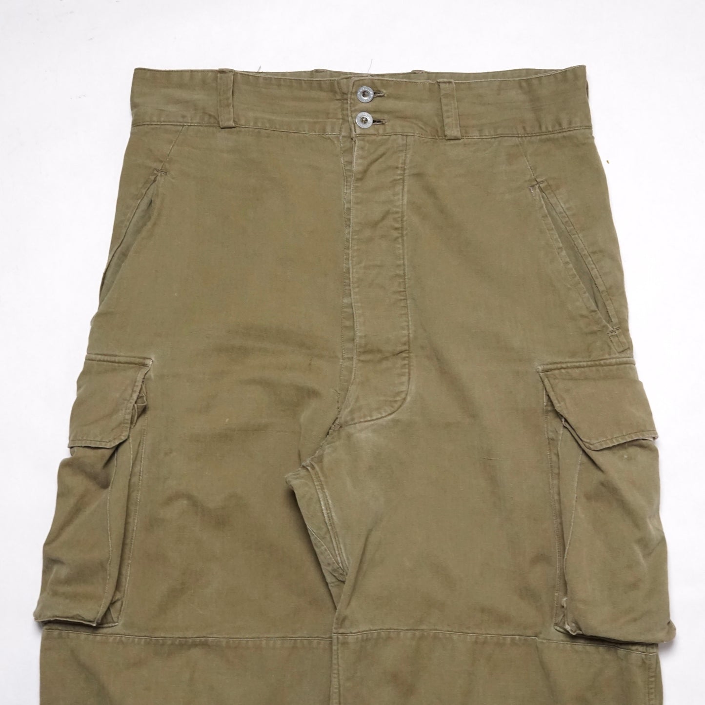 1950s French Military M-47 Cargo Pant Size: 35W/32L