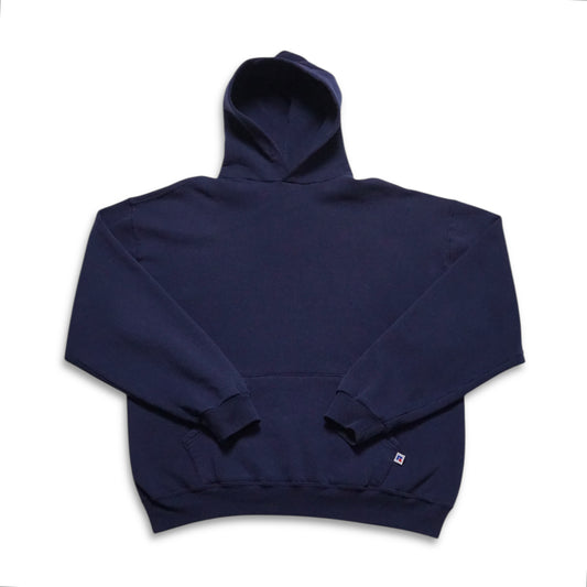 1990s Russell Athletic Hoodie "Navy" Size: L/XL