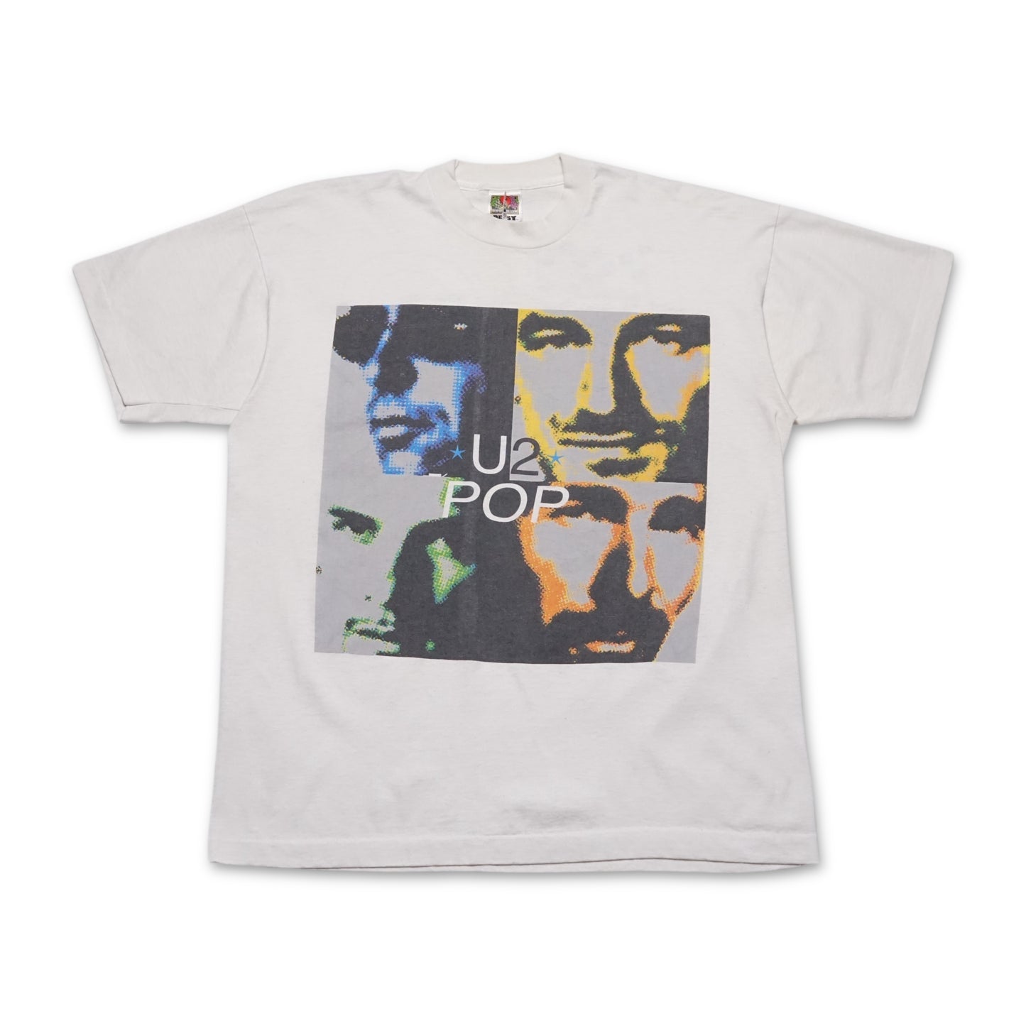 1990s U2 Pop "White" Size: L/XL