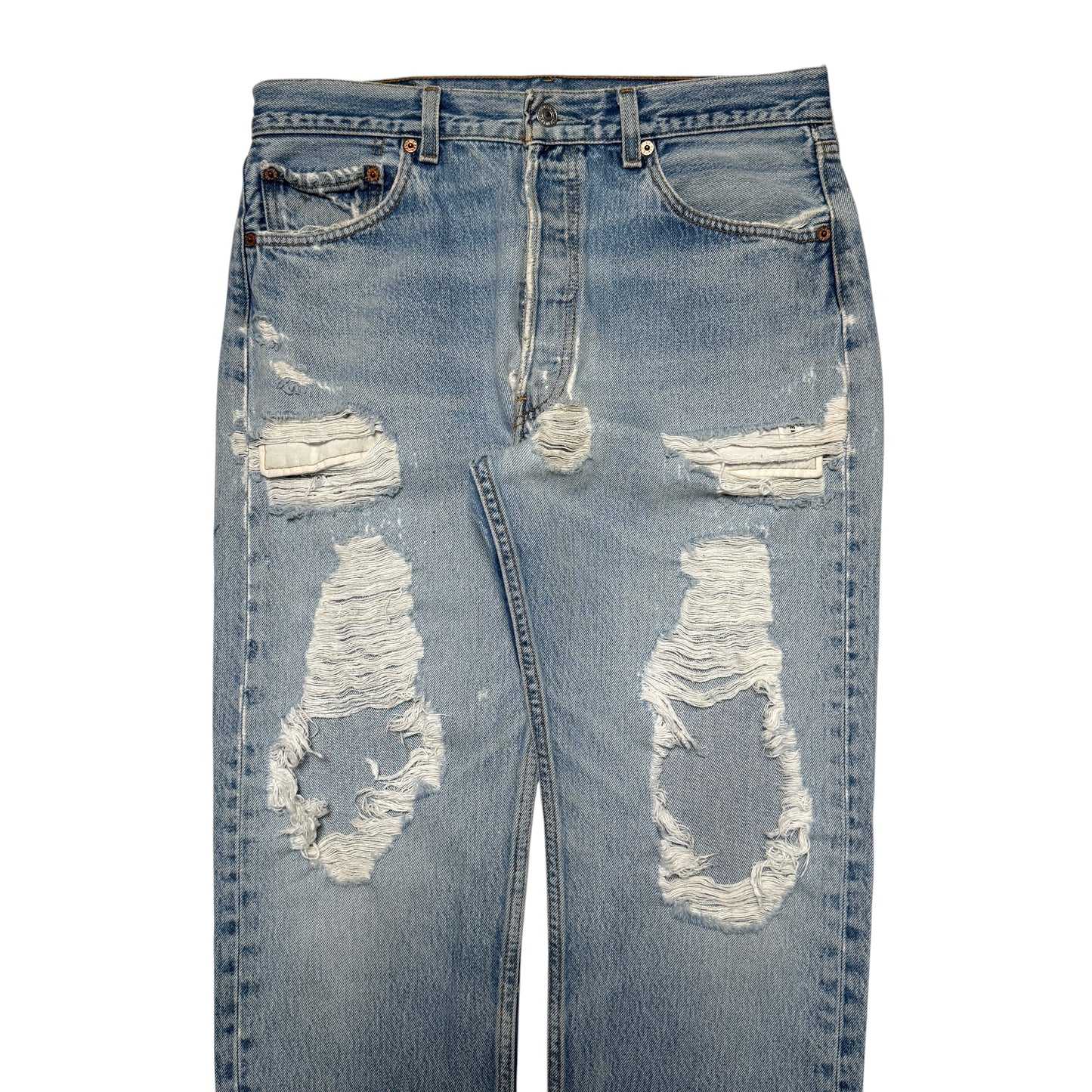1990s Levi 501 "Thrashed" Size: 32W/33L