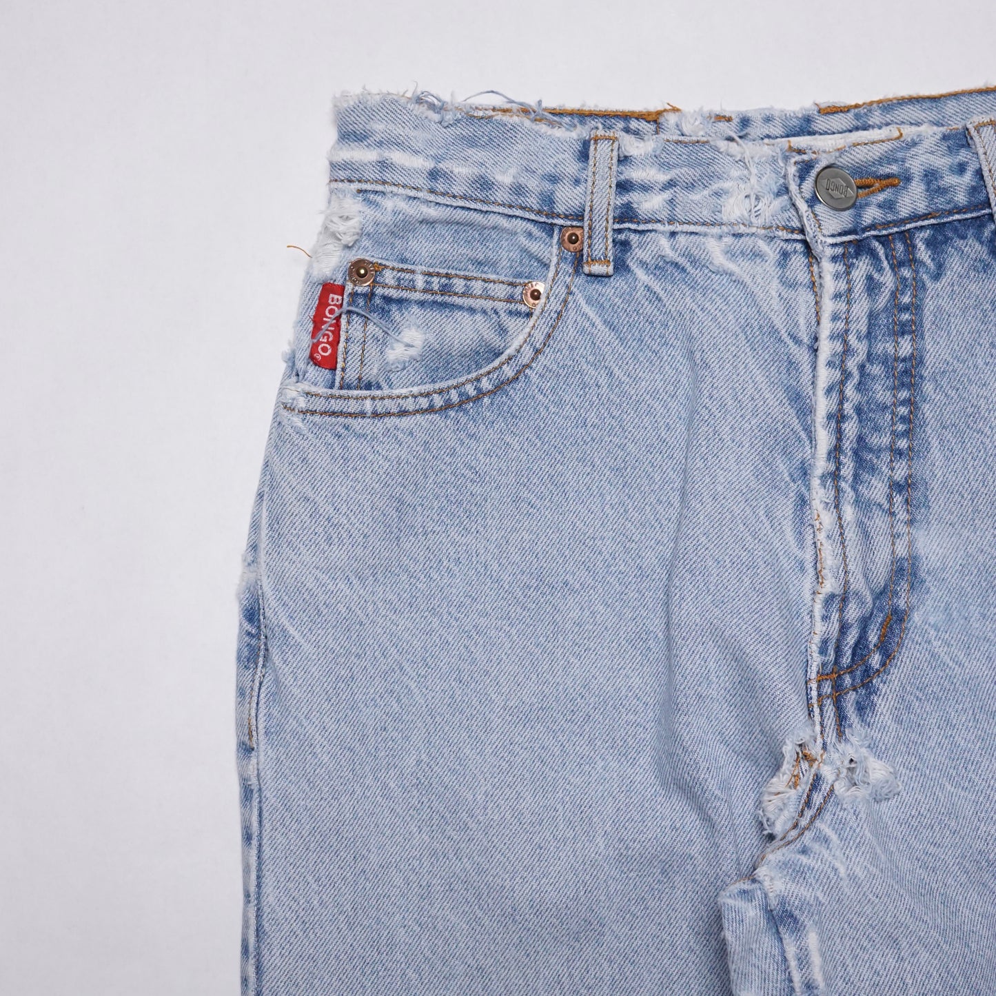 1990s Bongo Denim "Thrashed" Size: 26W/30L