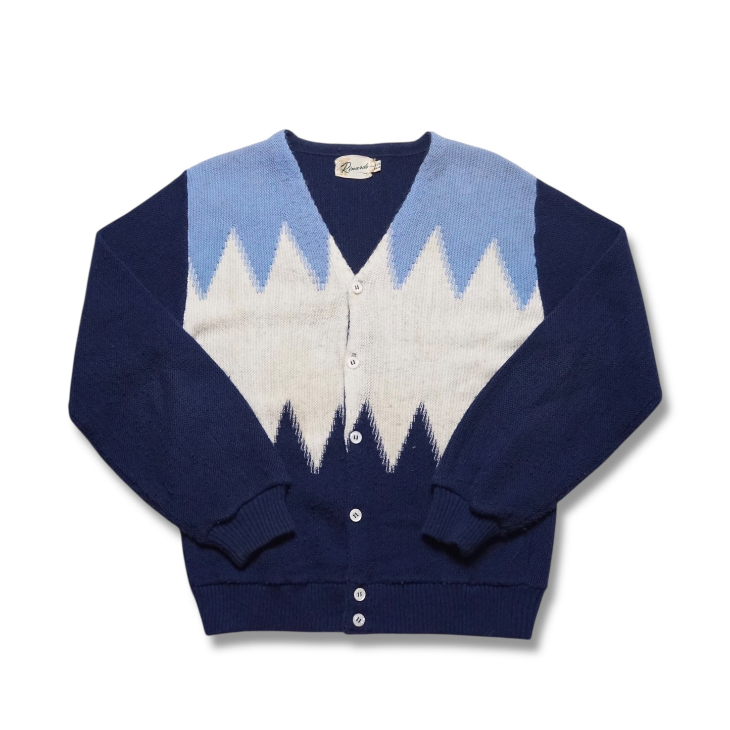 1960s Patterned Cardigan Size: M