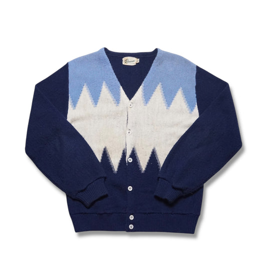 1960s Patterned Cardigan Size: M