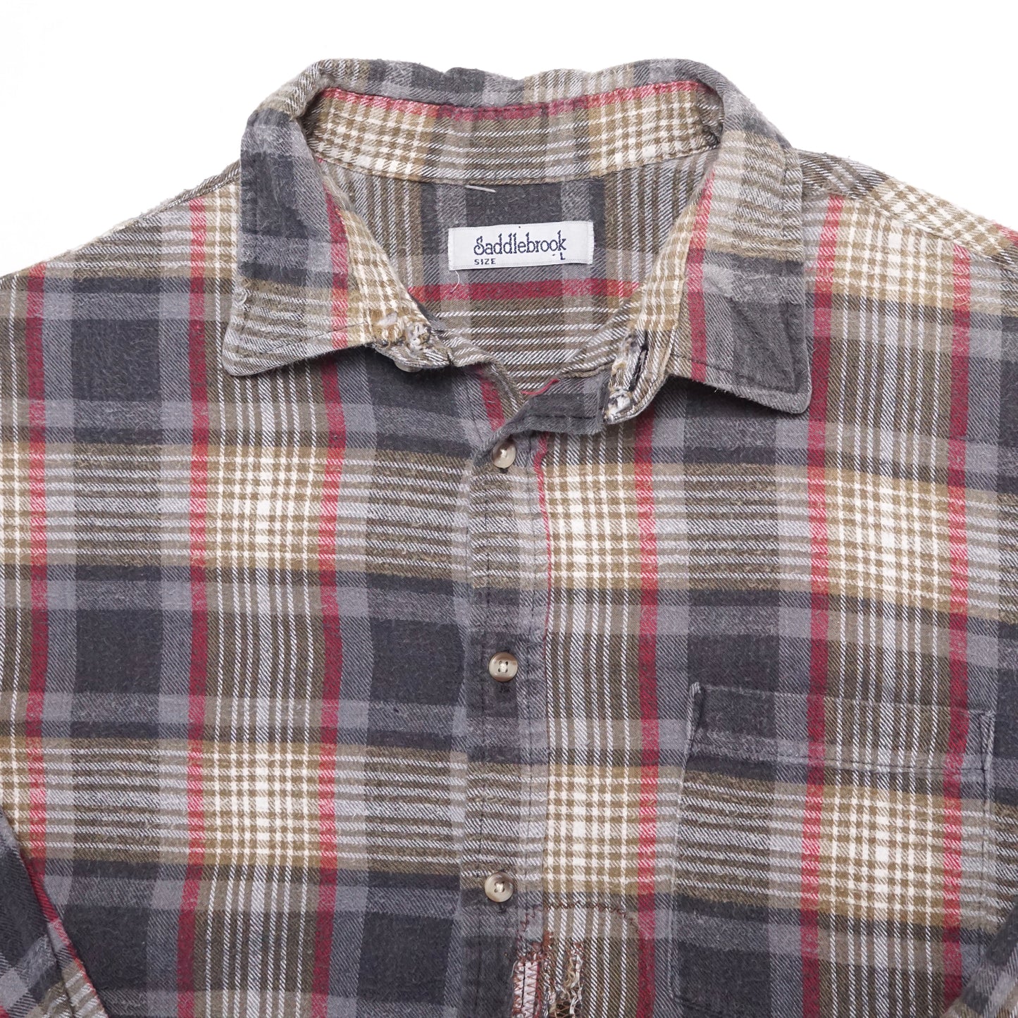 1990s Saddle Brook Cotton Flannel Size: L