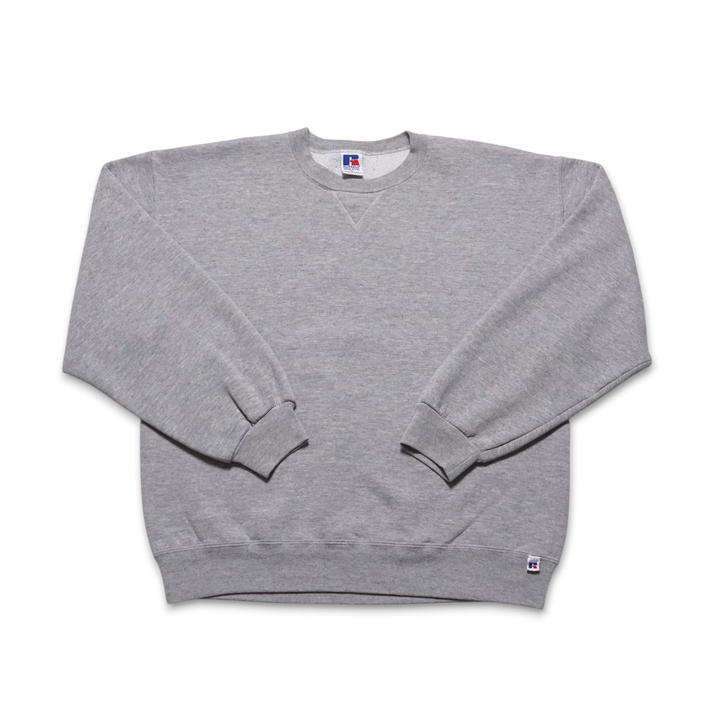 1990s Russell Athletic Sweatshirt "Grey" Size: L/XL
