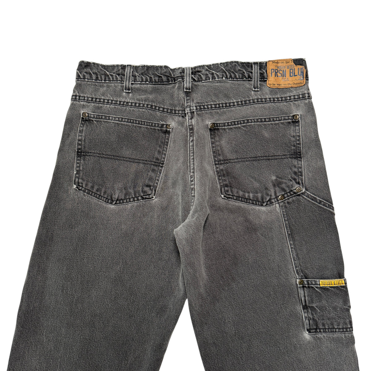 1990s Prison Blue Double Knee Size: 38W/30L