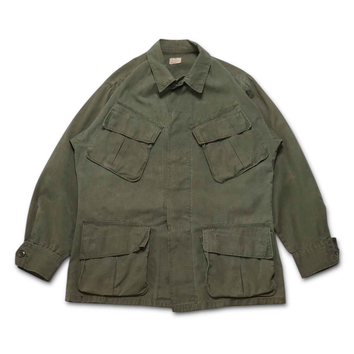 1960s Military Poplin Jungle Jacket Size: M