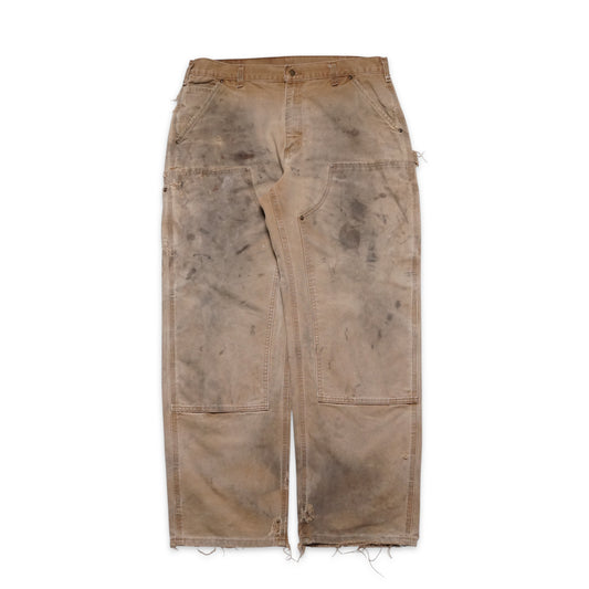 2000s Carhartt Double Knee "Oil Stain" Size: 36W/31L