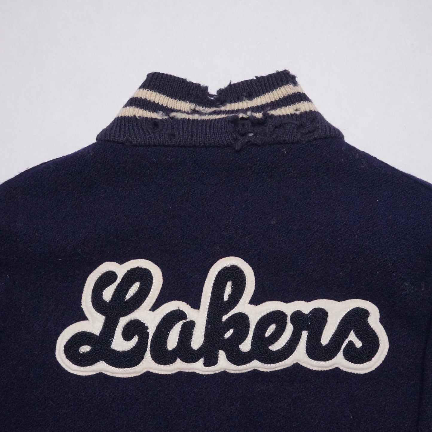 1990s Varsity Letterman Jacket "Lakers" Size: M