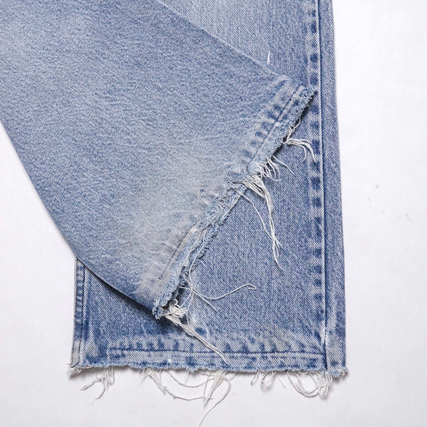 1980s Levi 517 Orange Tab “Thrashed” Size: 33W/31L