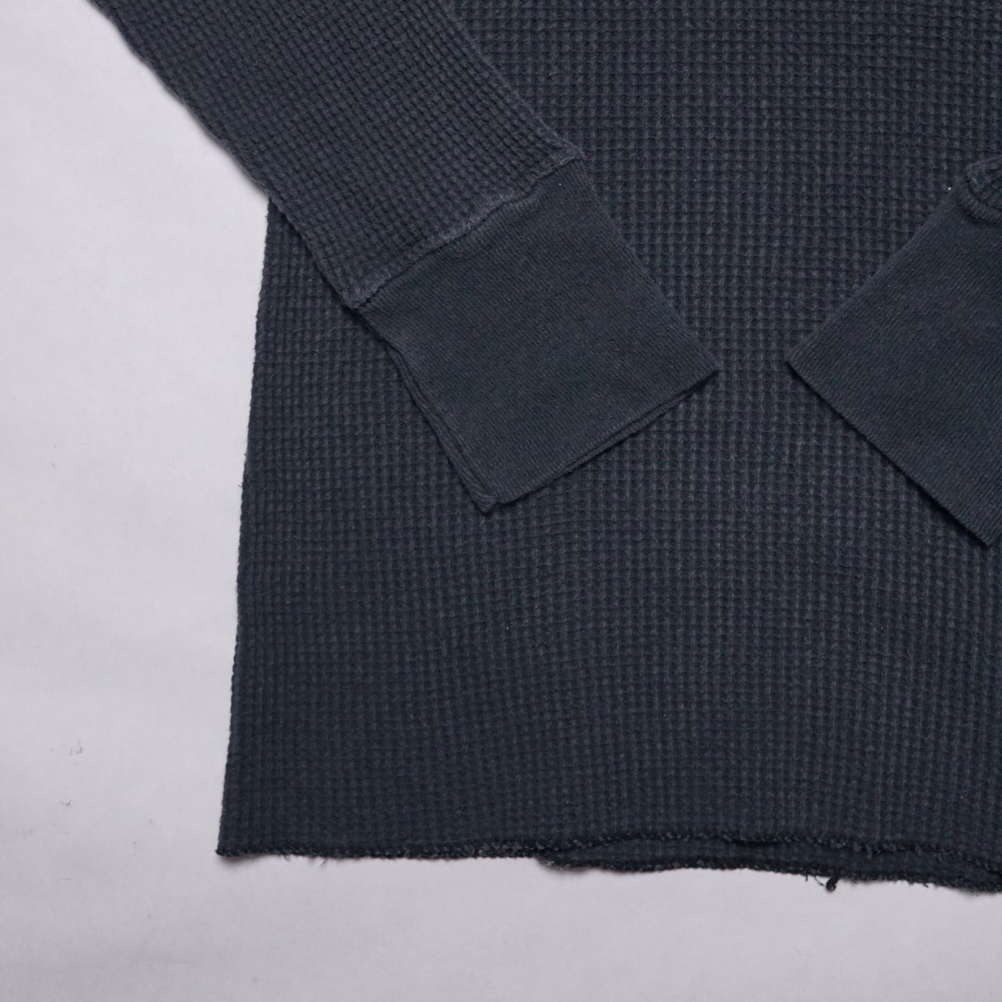 1970s Thermal Long Sleeve "Black" Size: S