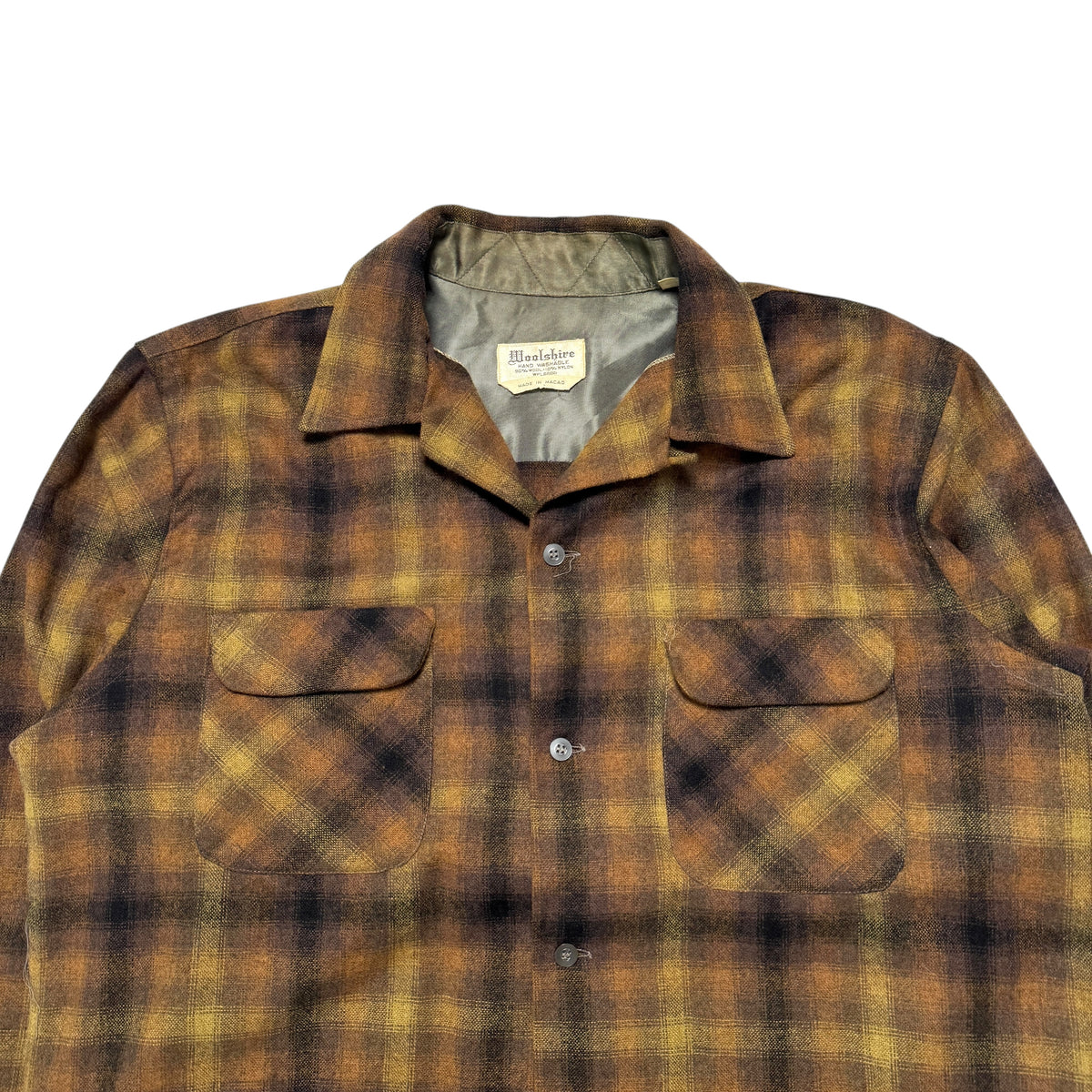 1960s Woolshire Flannel Size: M/L