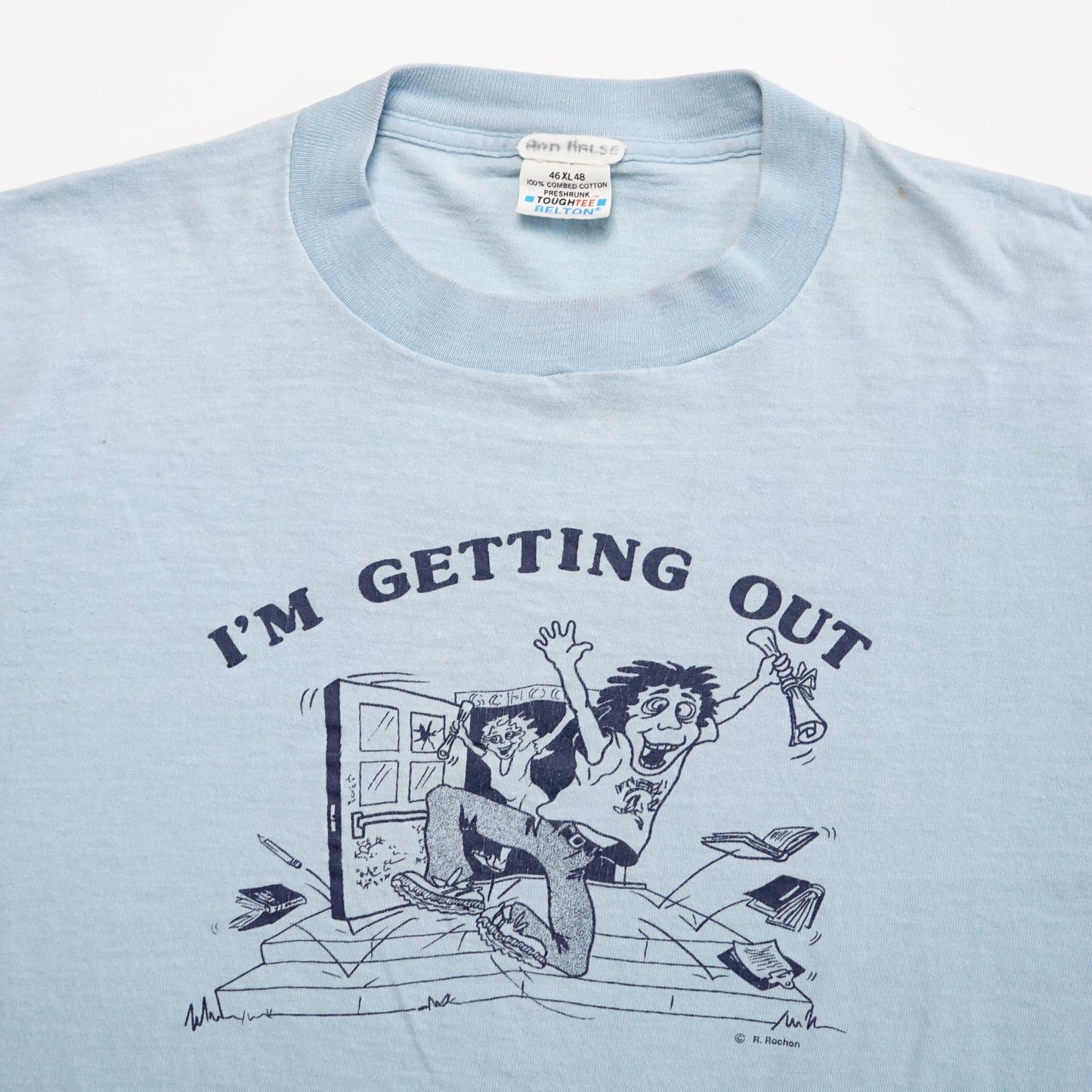 1970s Belton "Im Getting Out" Size: L/XL