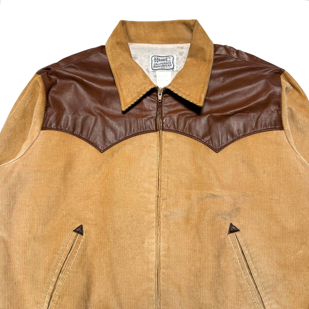 1980s H Bar C Corduroy Jacket Size: XL