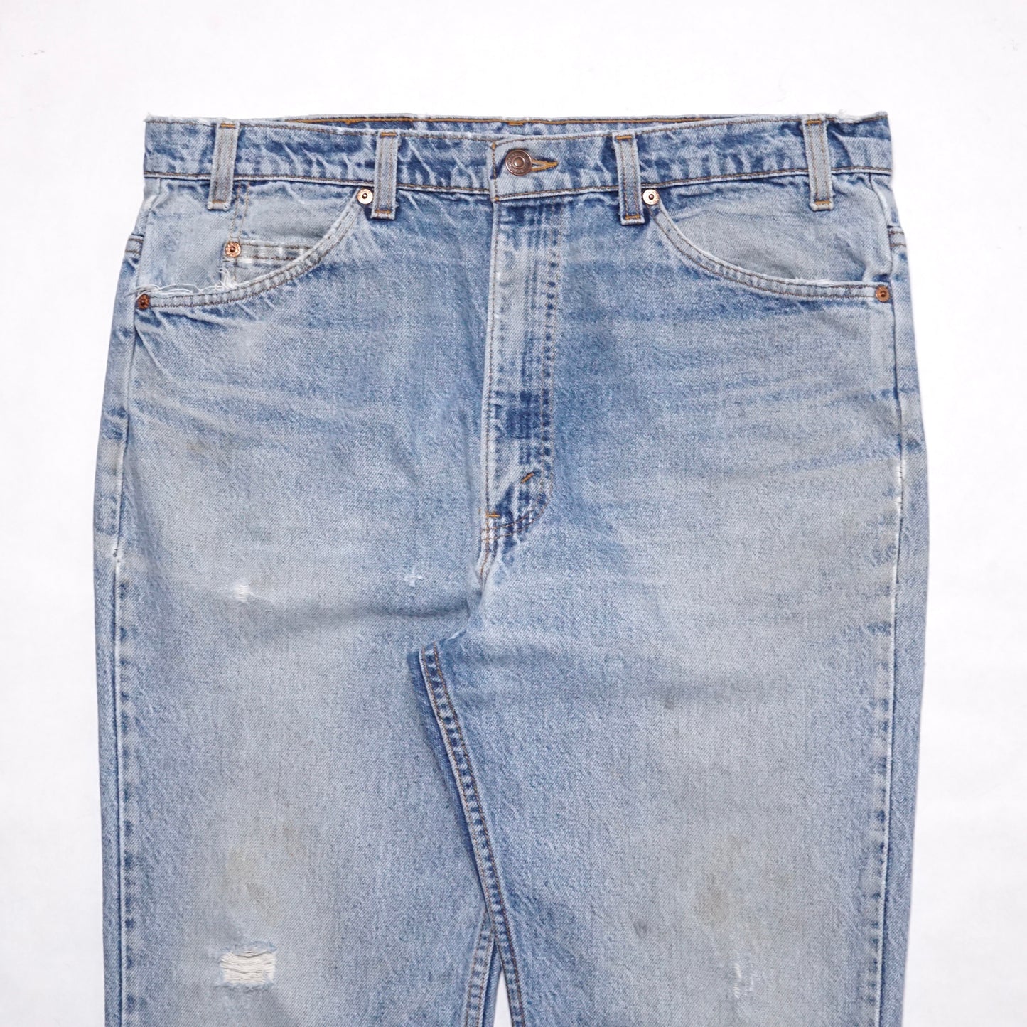 1990s Levi 517 Orange Tab "Light Wash" Size: 37W/30L