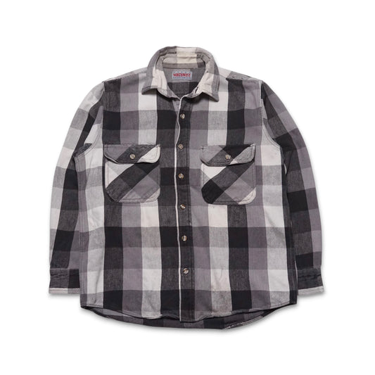 1990s North West Cotton Flannel Size: M