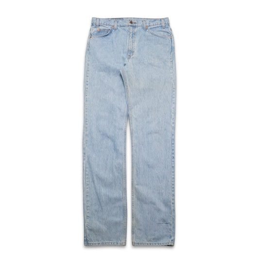 1990s Levi 505 Orange Tab "Light Wash" Size: 35W/37L