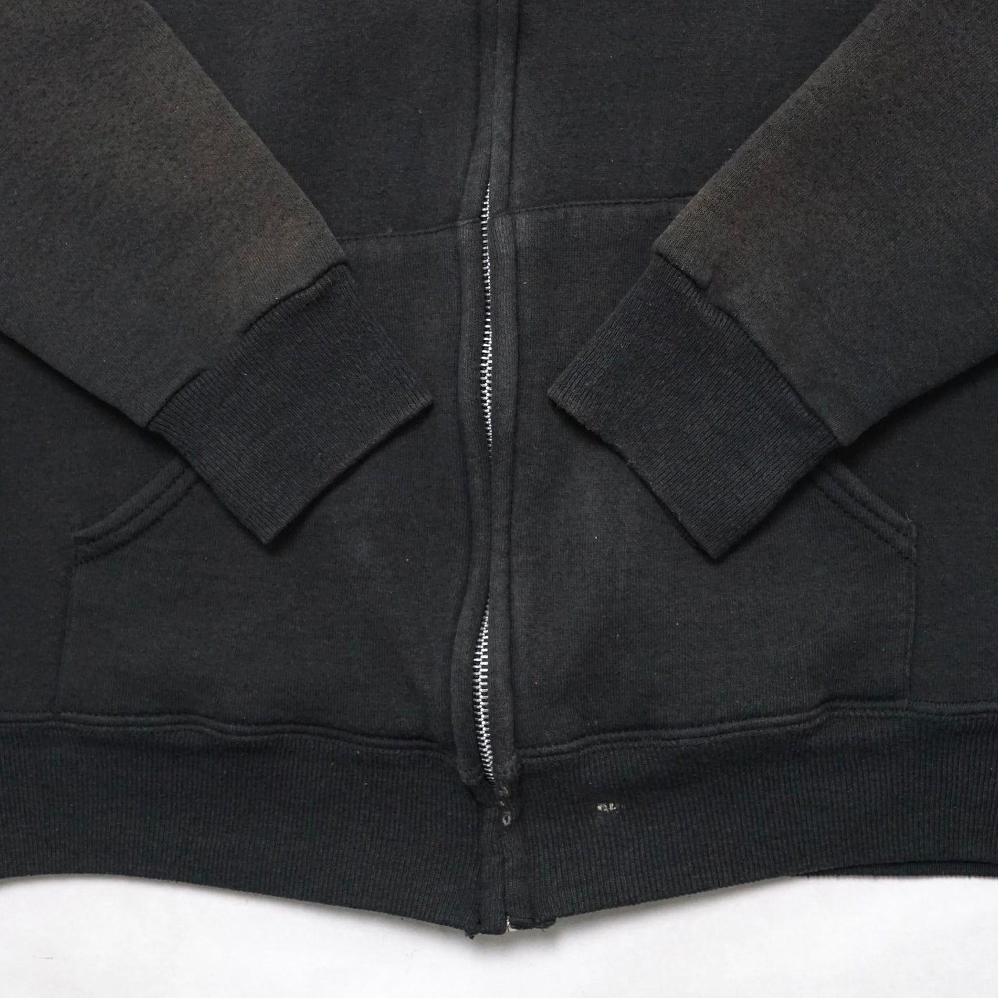 1990s Zip Up Hoodie "Faded" Size: S