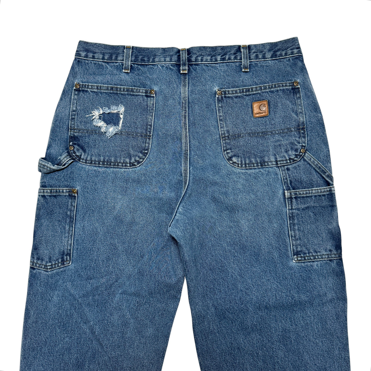 2000s Carhartt Double Knee "Denim" Size: 38W/29L