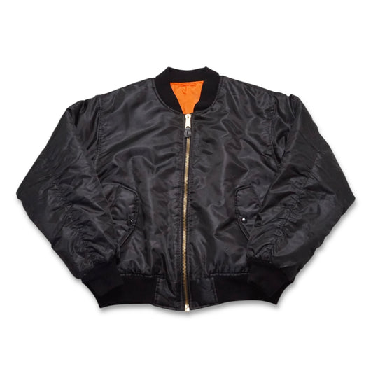 2000s MA-1 Bomber Jacket "Black" Size: M