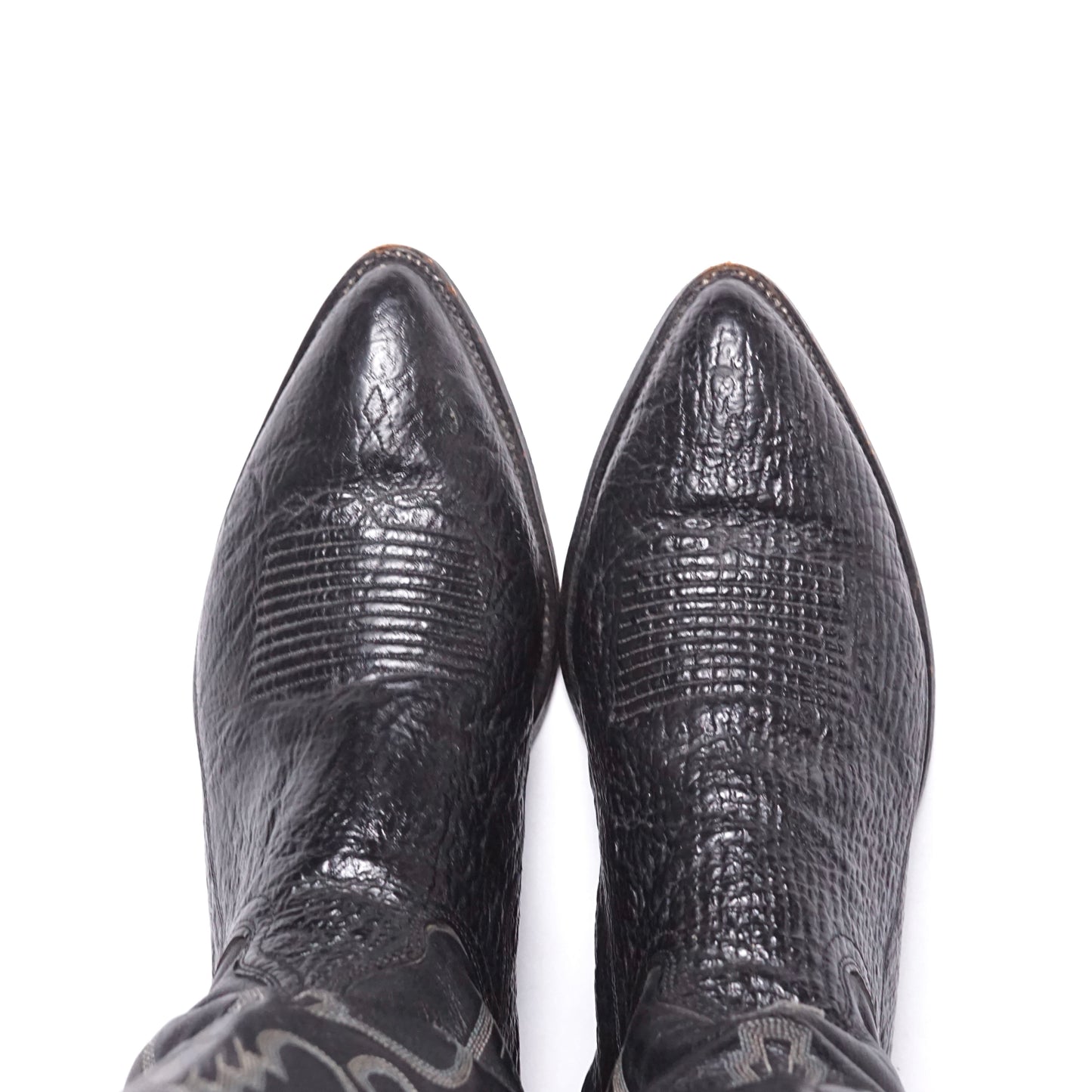 1990s Cowboy Boot "Black" Size: 9.5M