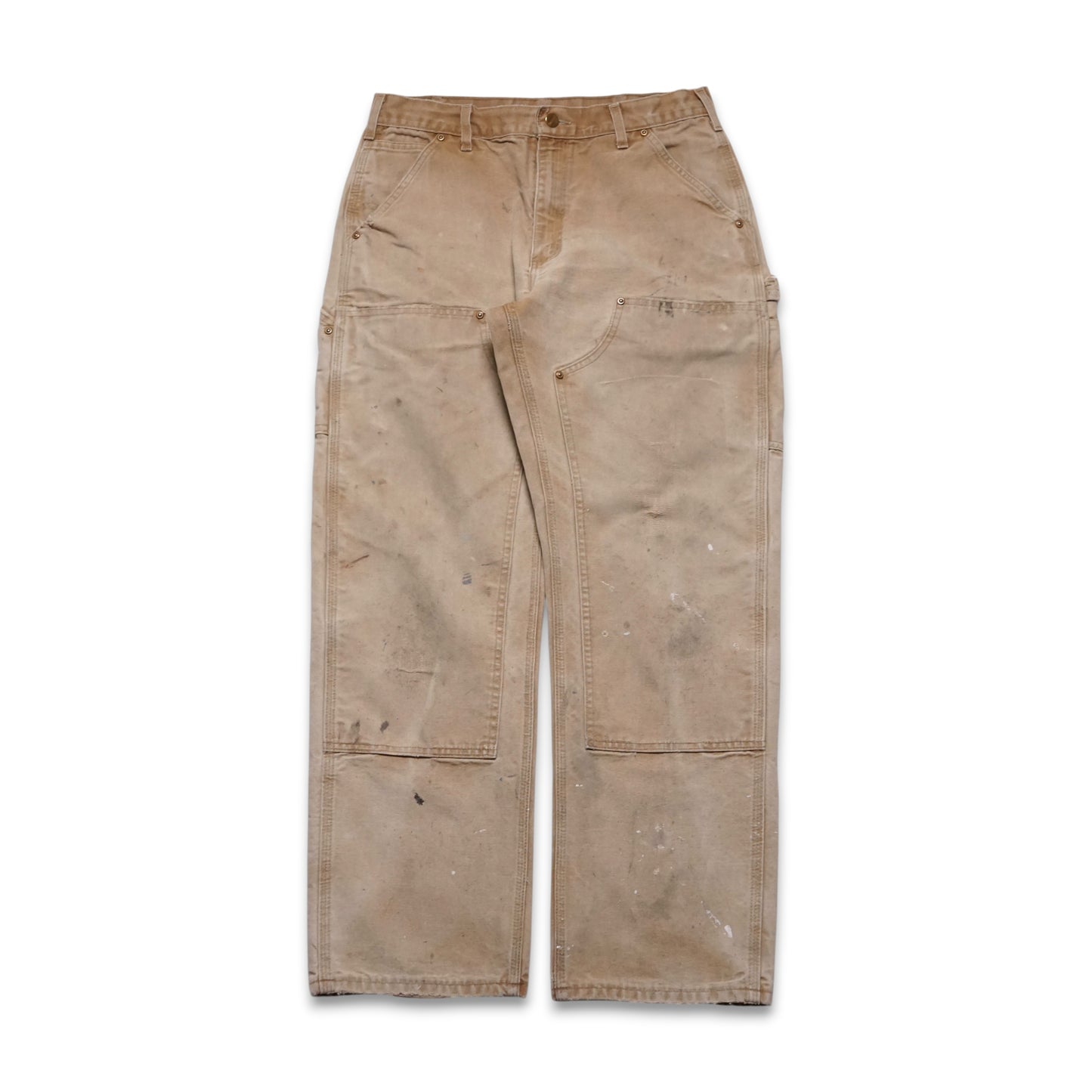1990s Carhartt Double Knee "Khaki" Size: 32W/31