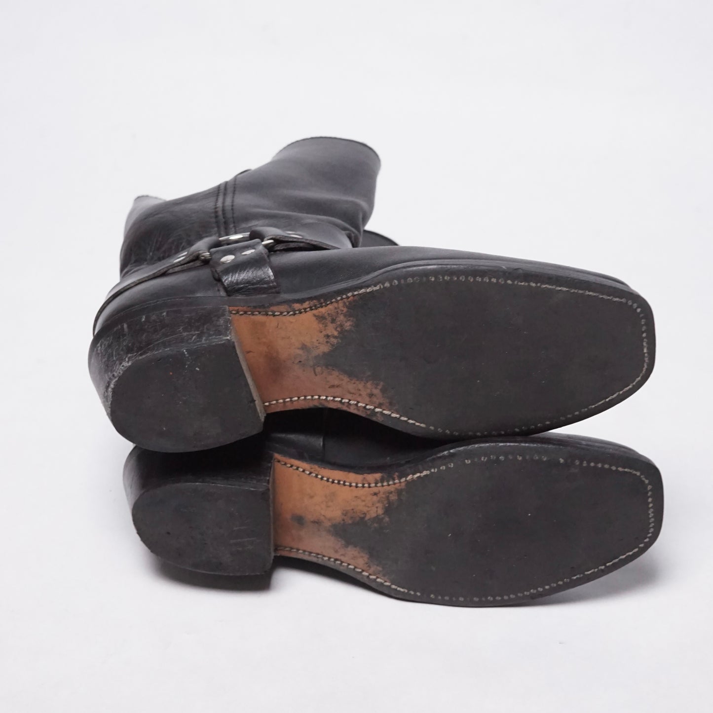 1990s Harness Boot "Black" Size: 10M