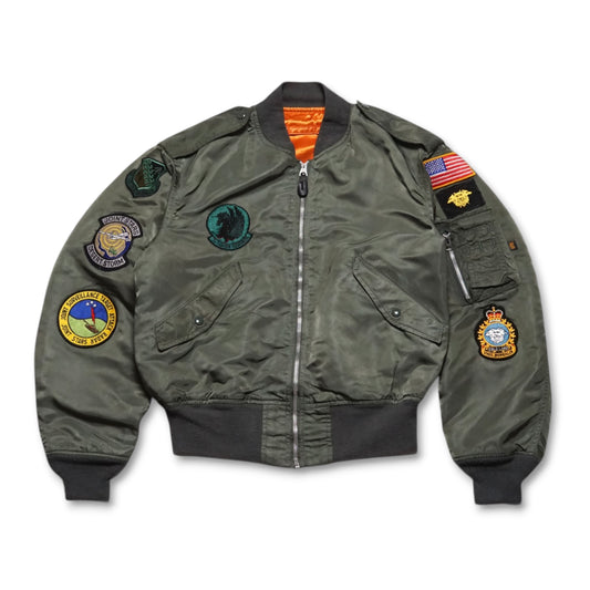 1990s Military L2-B Bomber Jacket Size: M