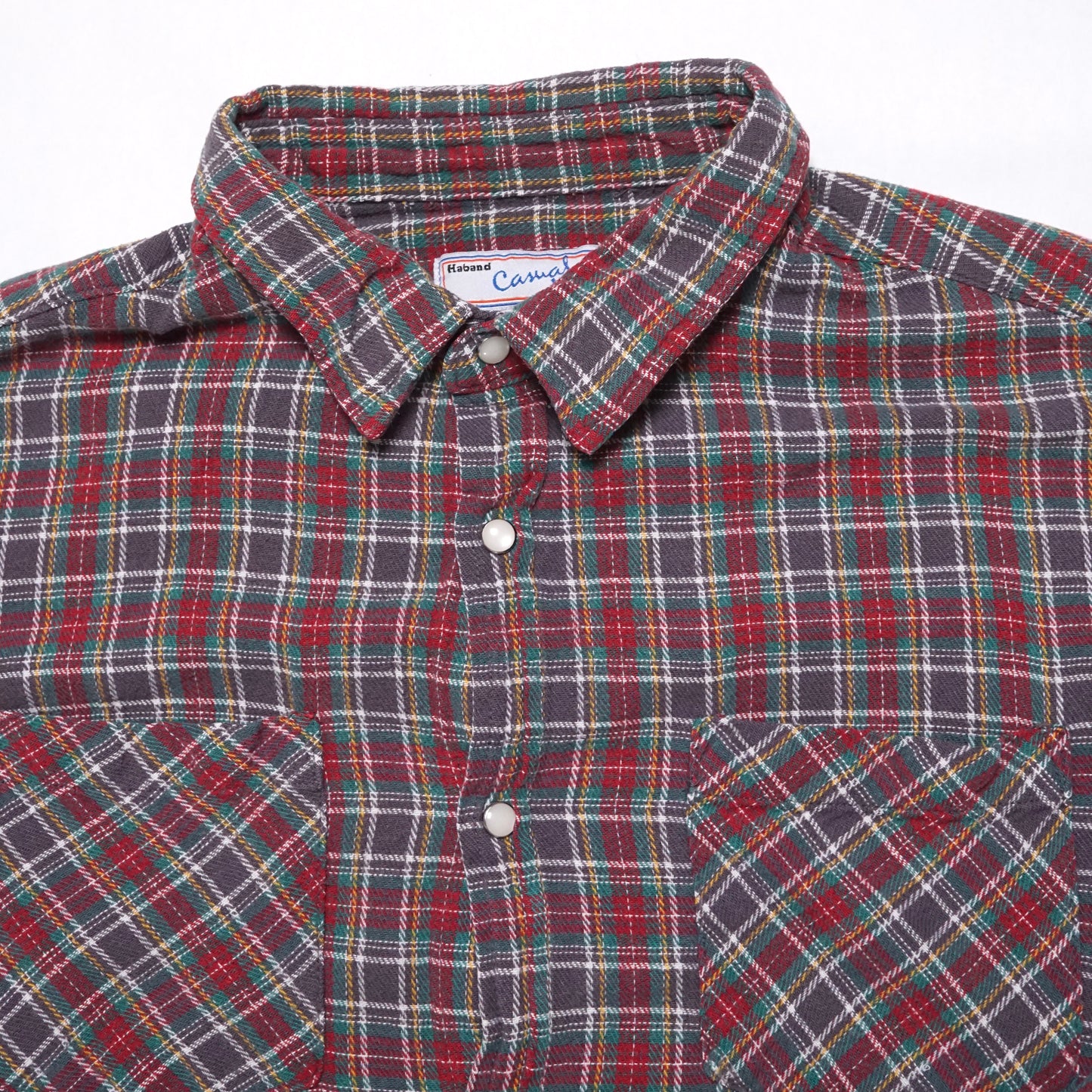 1980s Cotton Flannel Size: L/XL