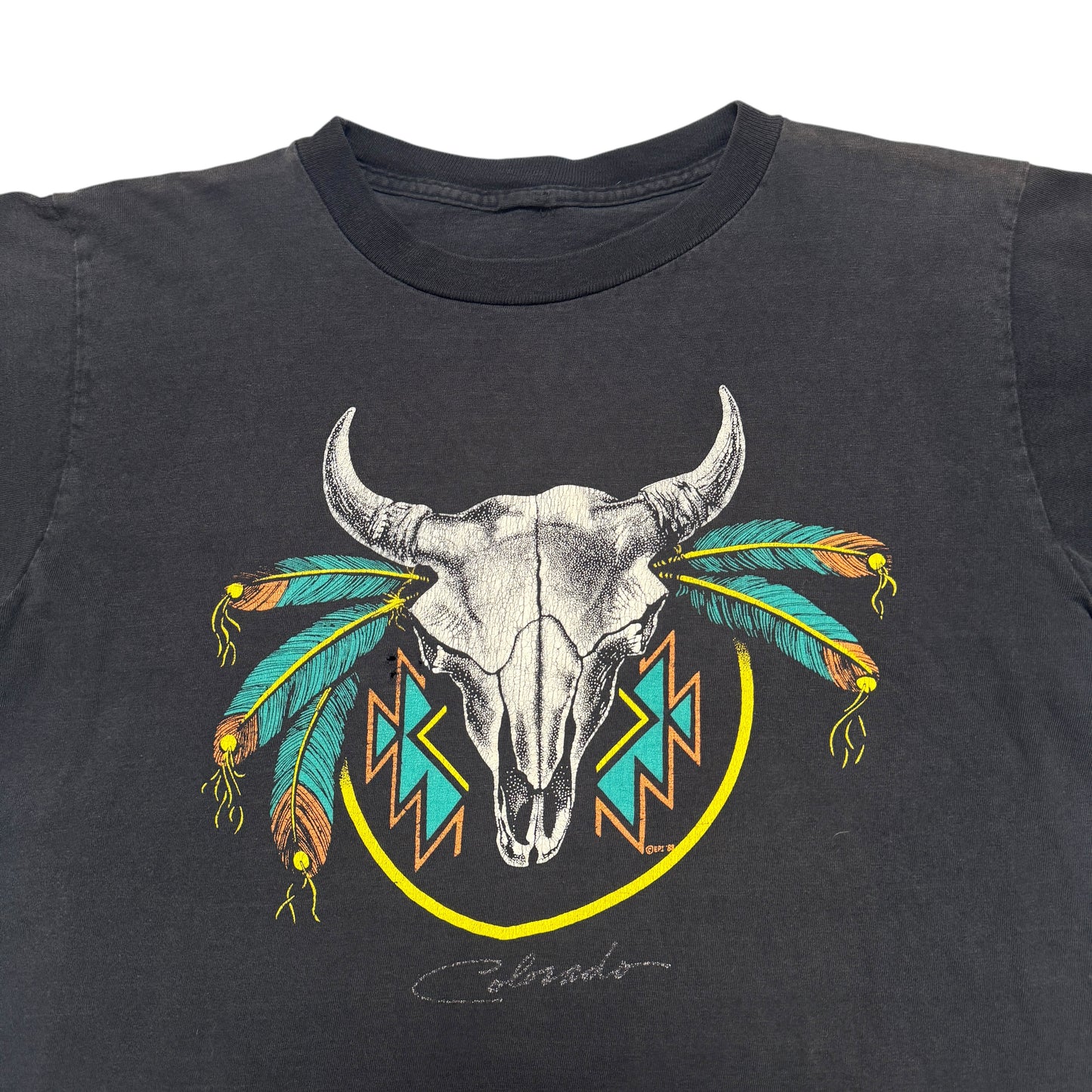 1990s Buffalo Skull "Faded" Size: M