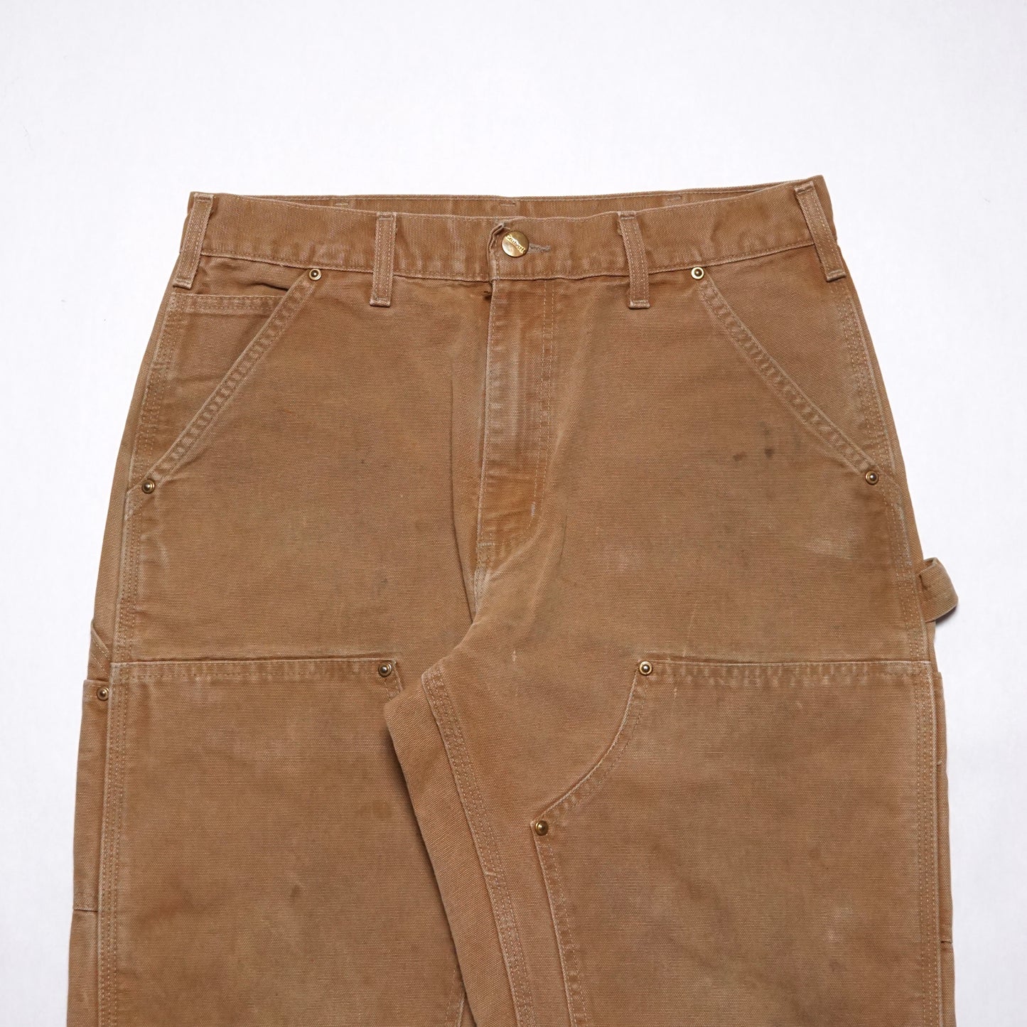 1990s Carhartt Double Knee "Khaki" Size: