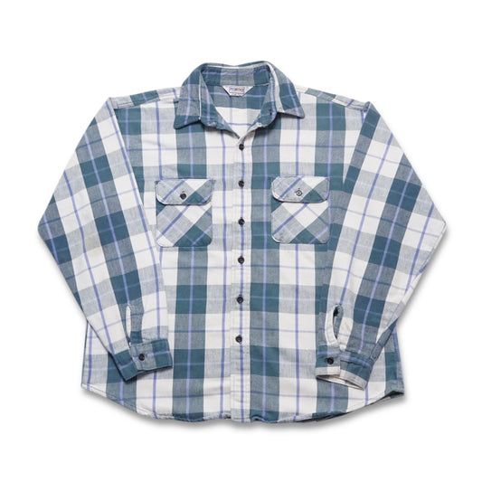 1980s Five Brothers Cotton Flannel Size: XL