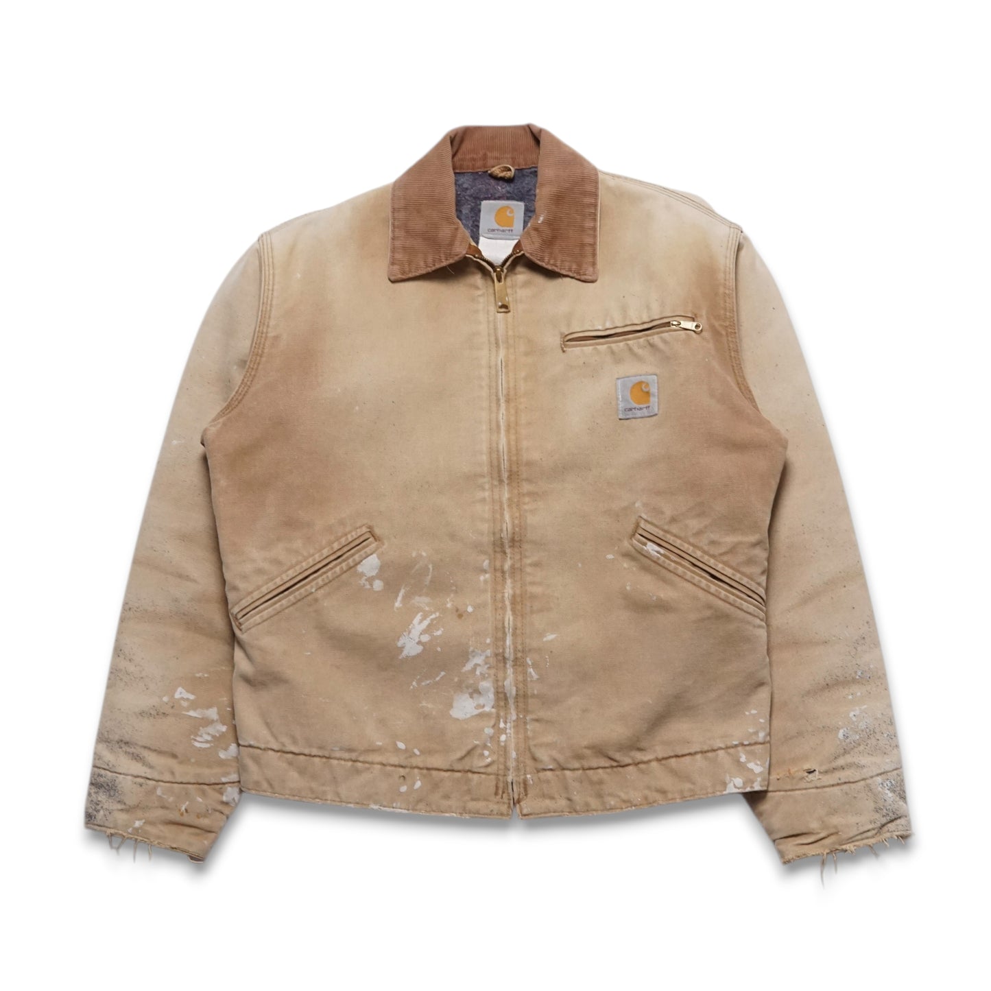 1990s Carhartt Detroit Jacket "Paint Splatter" Size: S