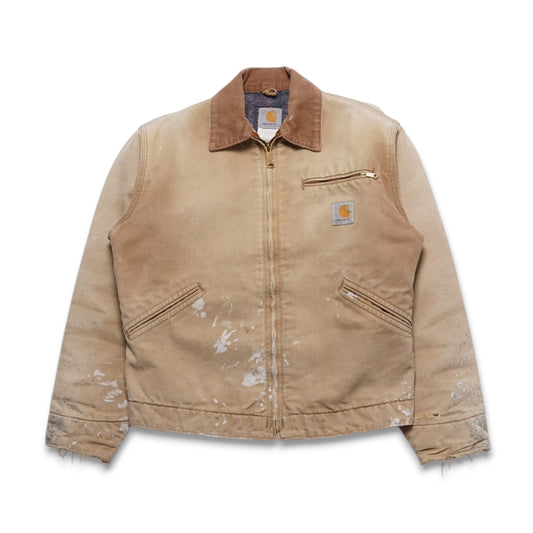 1990s Carhartt Detroit Jacket "Paint Splatter" Size: S