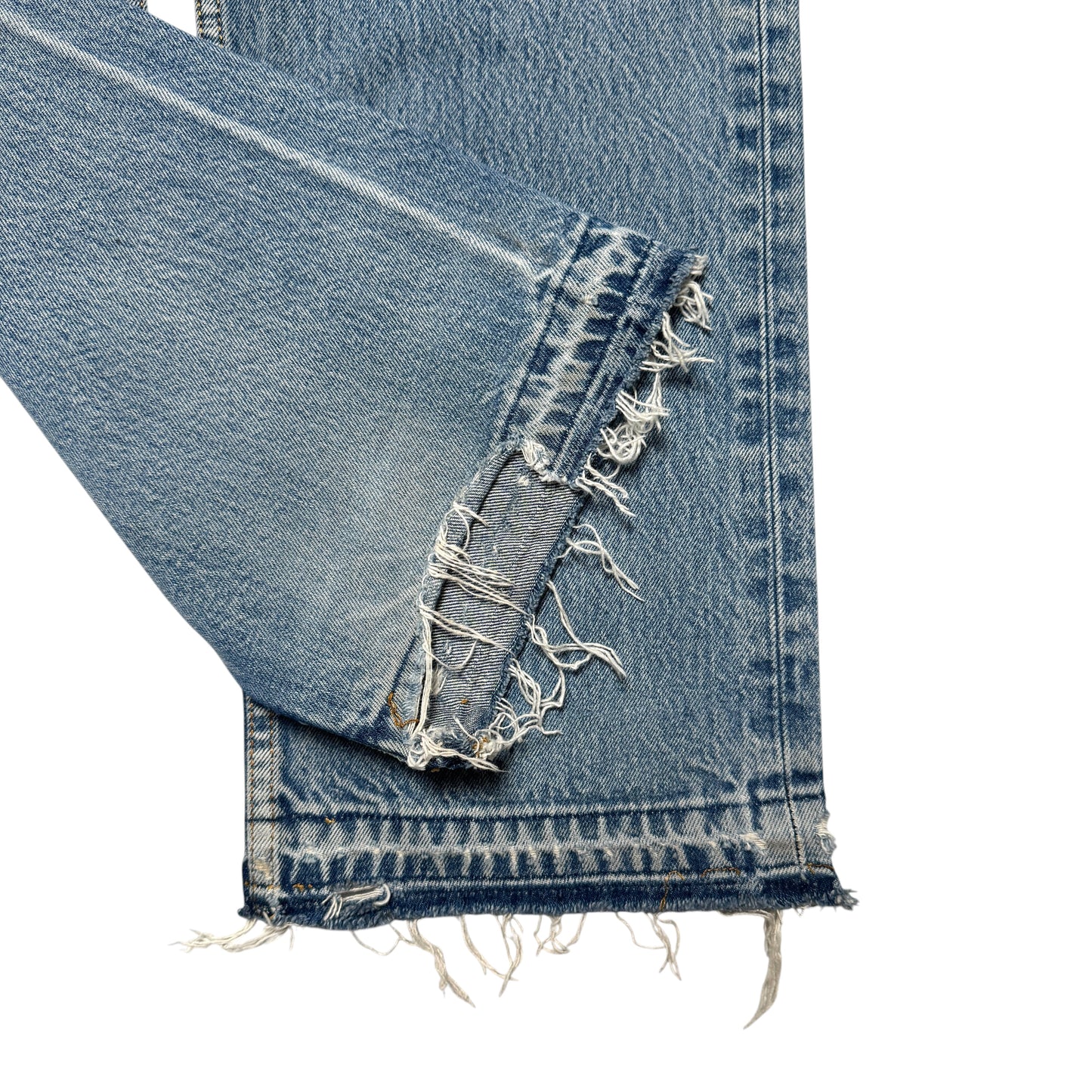 2000s Levi 501 "Thrashed" Size: 36W/35L