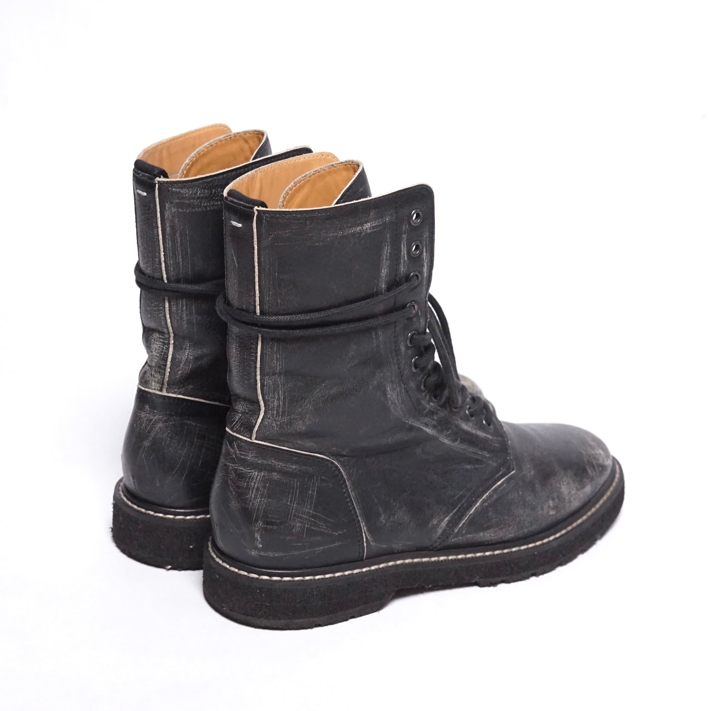 Maison Margiela Combat Boot “Distressed” Size: 10M