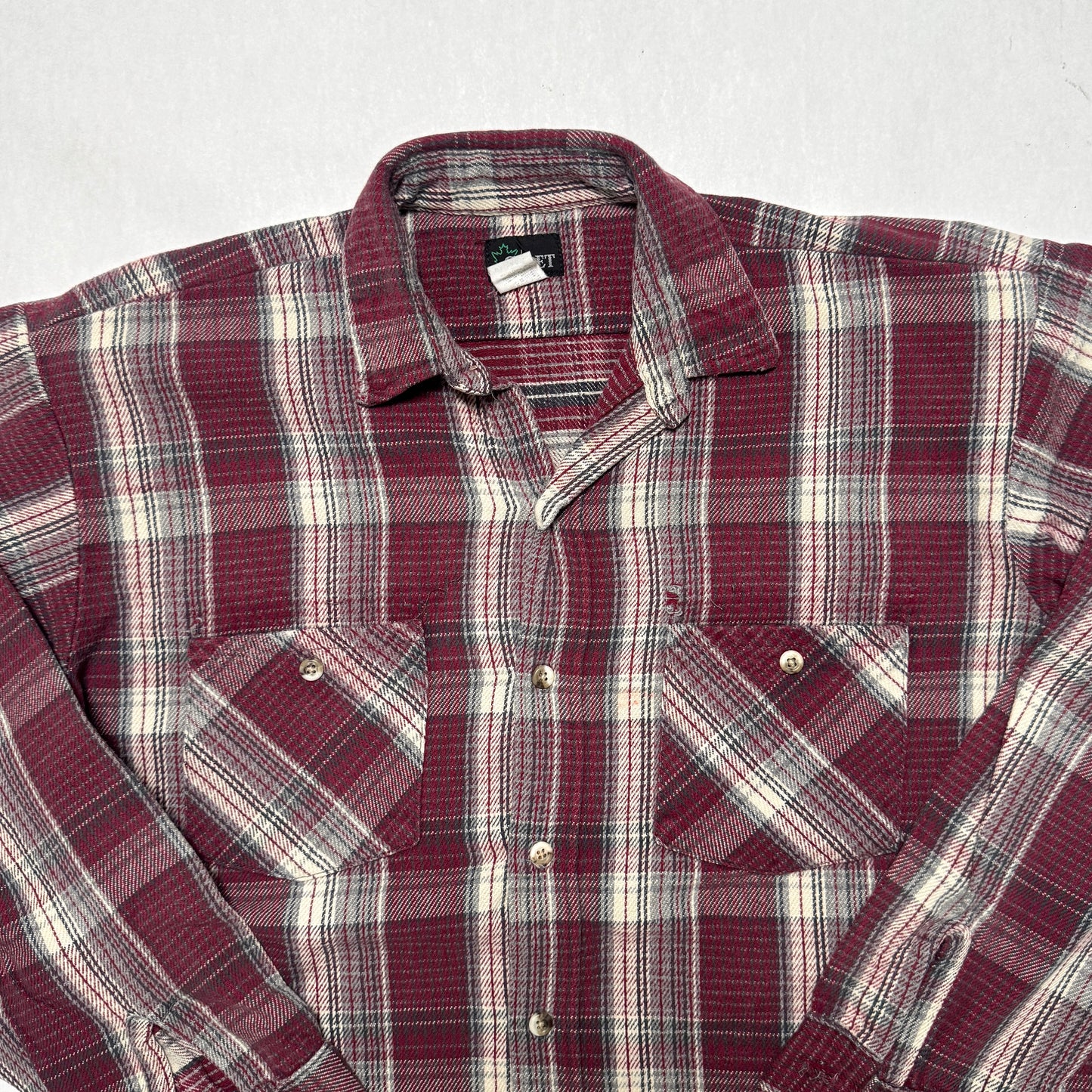 2000s Cotton Flannel "Distressed" Size: XL