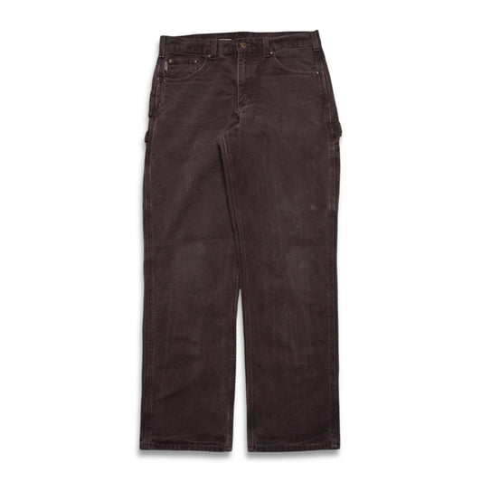 2000s Carhartt Carpenter Pant "Brown" Size: 34W/32L