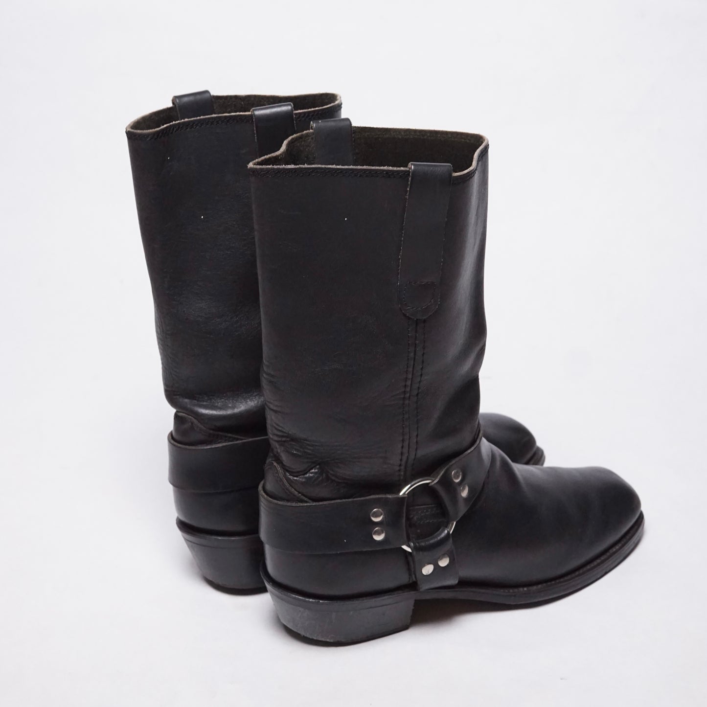 1990s Harness Boot "Black" Size: 10M