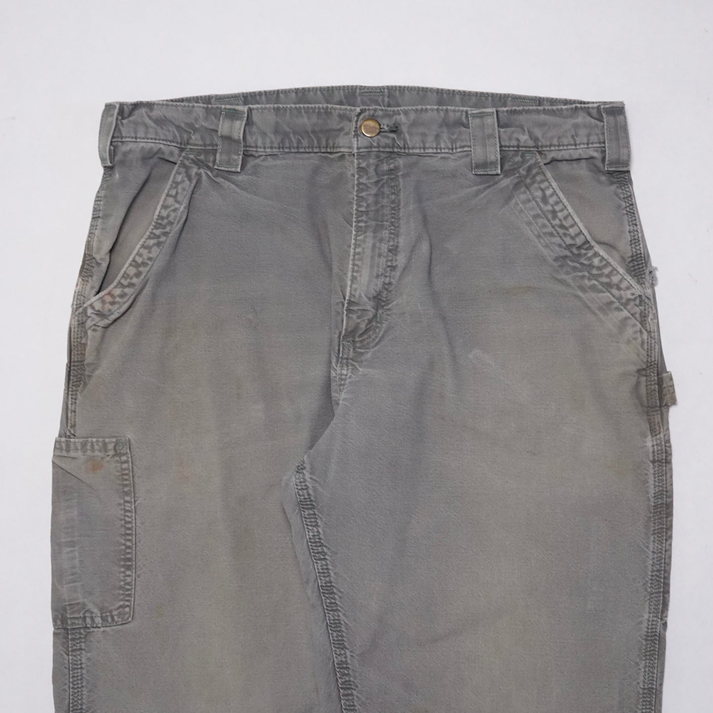 2000s Carhartt Carpenter Pant "Grey" Size: 38W/30L