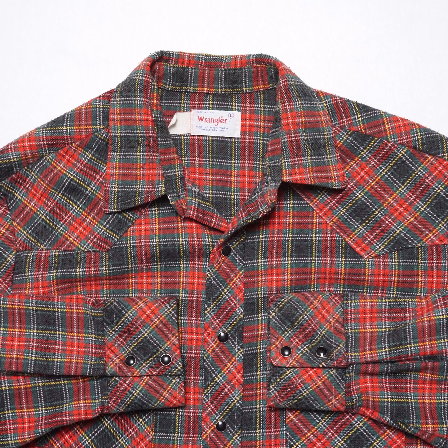 1980s Wrangler Cotton Flannel Size: M/L