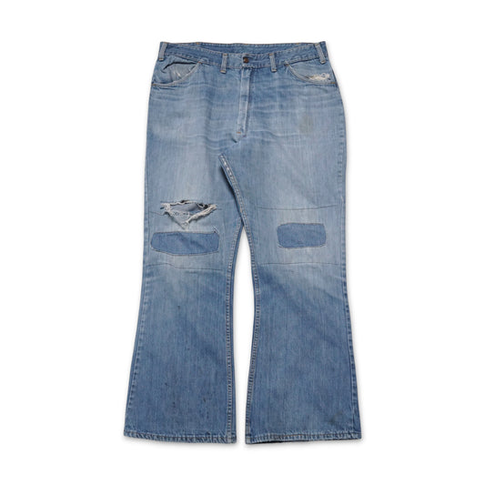1970s Roebucks Denim "Repaired" Size: 37W/30L
