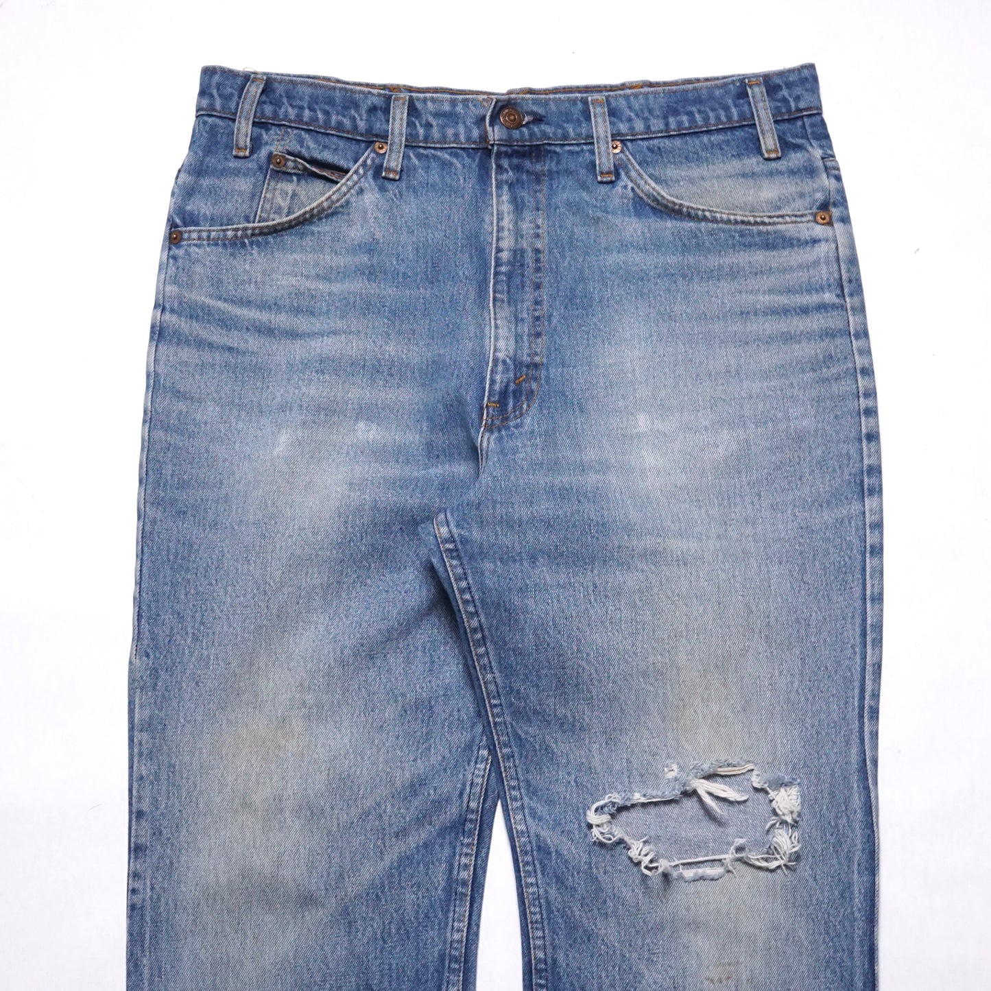 1980s Levi 517 Orange Tab "Sand" Size: 35W/32L