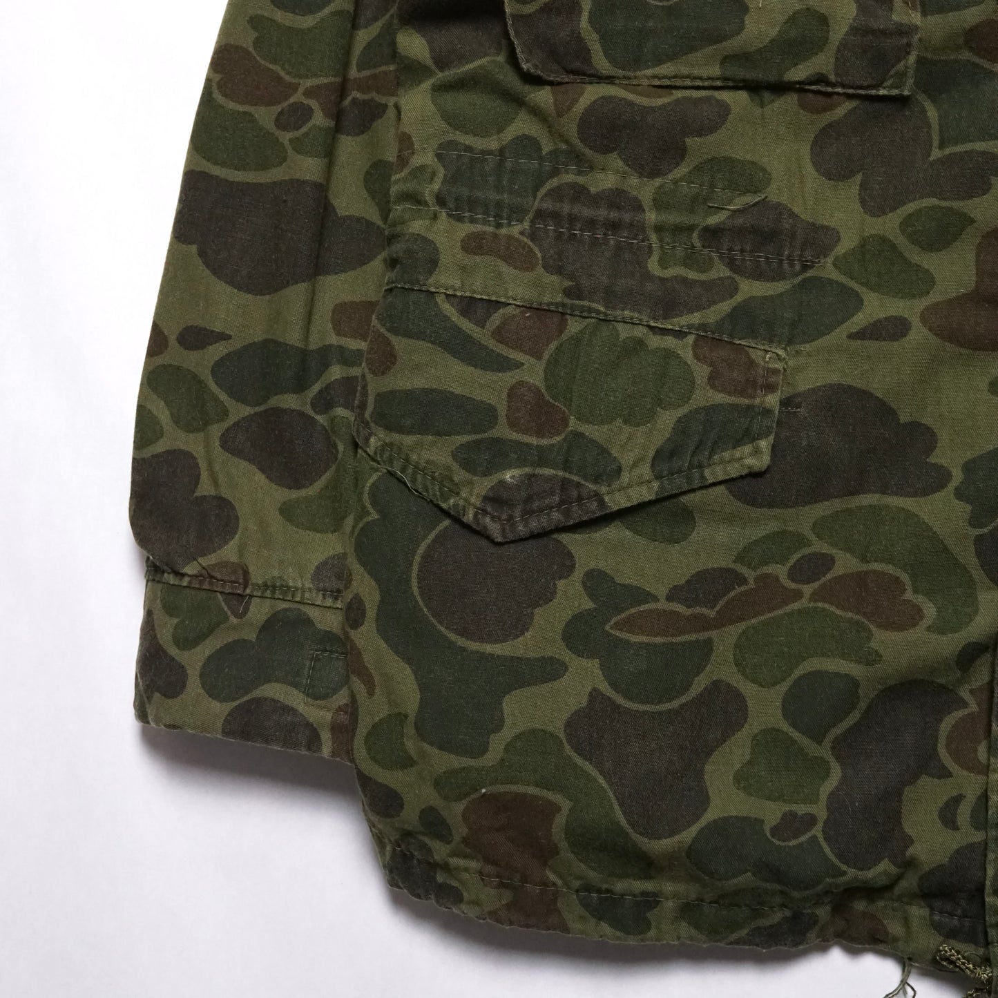 1980s Military M-65 Field Jacket "Camo" Size: M