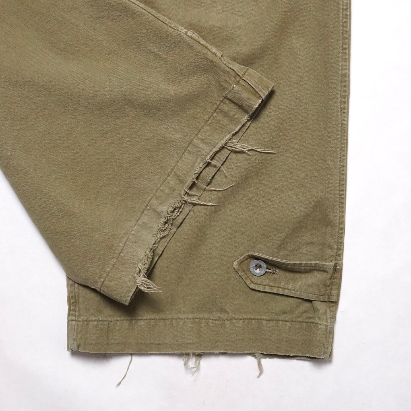 1950s French Military M-47 Cargo Pant Size: 35W/32L